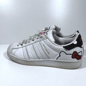 Adidas Hello Kitty Superstar White Bliss Pink Woman 9 41 1/3 Kawaii Limited Cute